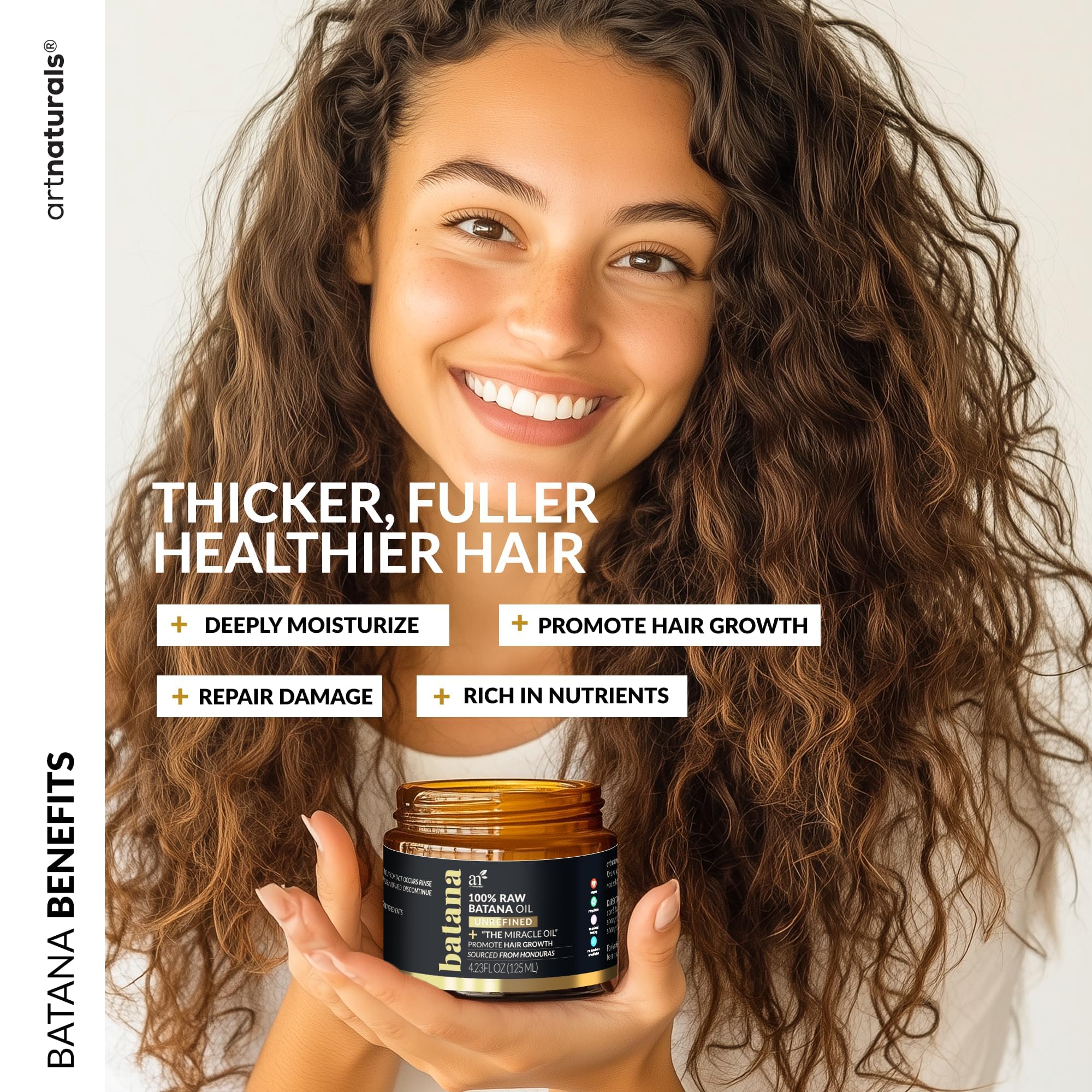 زيت باتانا لنمو الشعر - مجموعة من 4 قطع